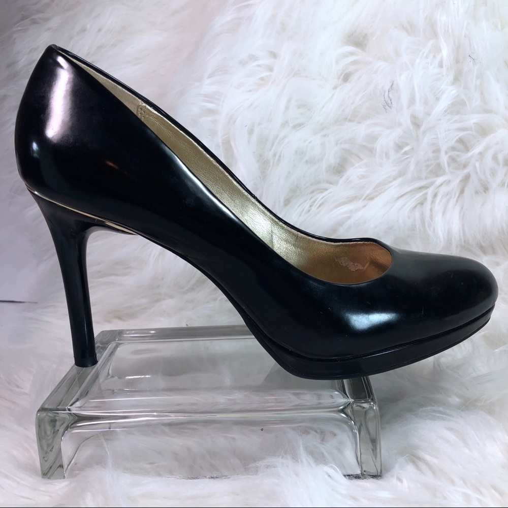 BANDOLINO Black Patent  Heels 4” Shoes  SIZE 9 M